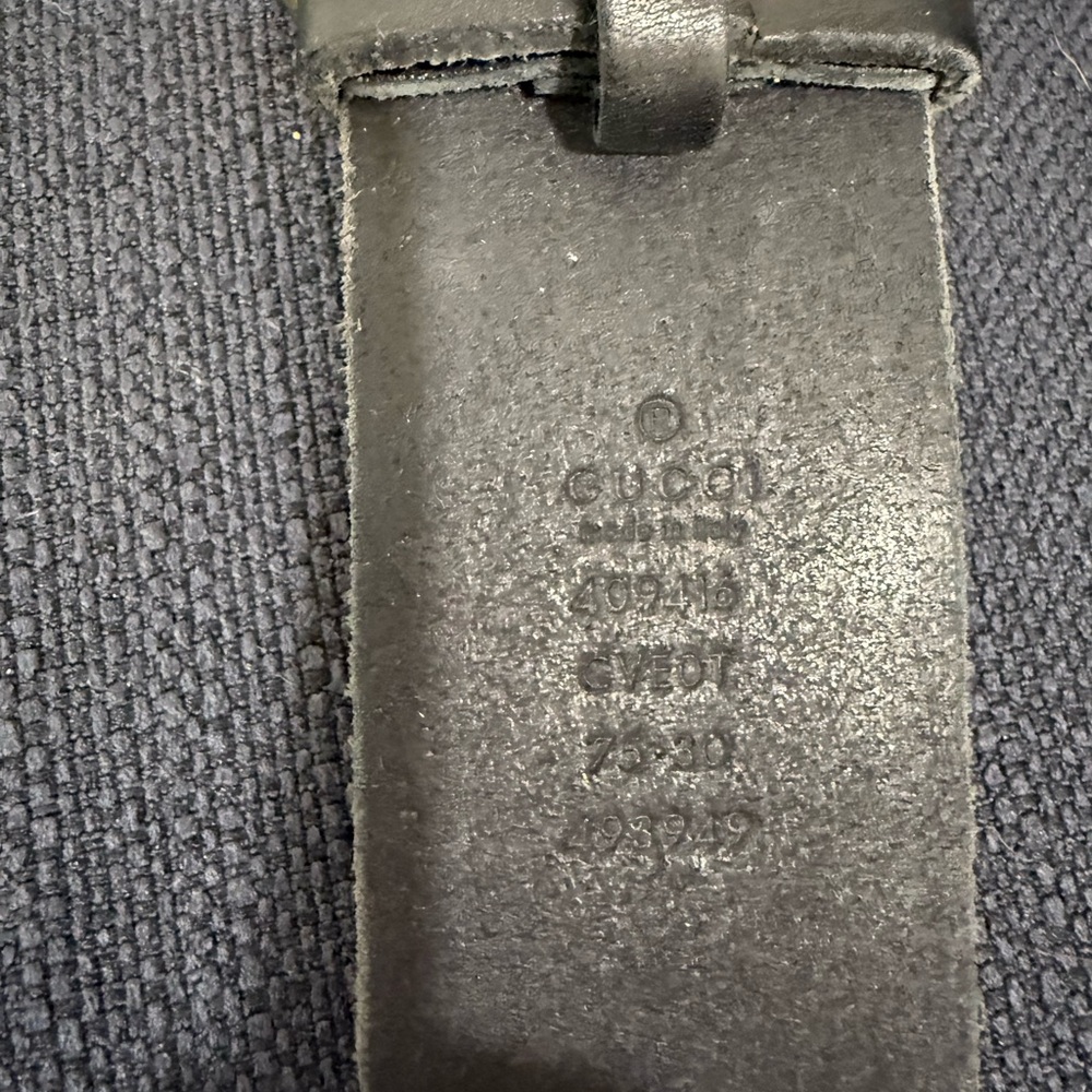 Gucci GG Marmont Black and Gold Belt - Picture 3 of 5